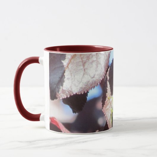 Tasse - Grüner Grasshopper in Blätter (Links)