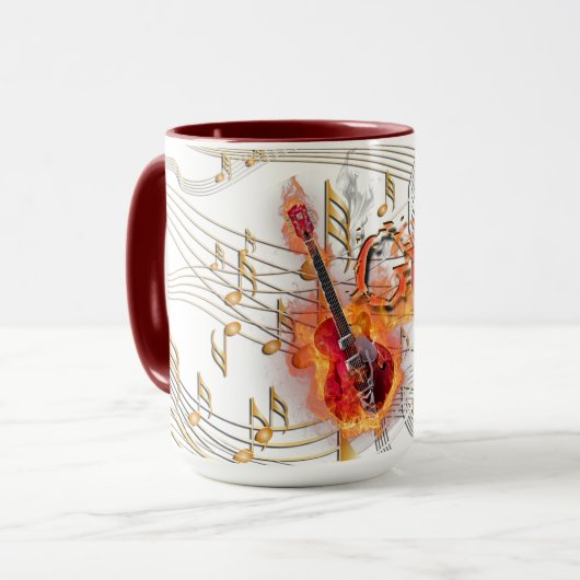 Tasse Guitar (Vorderseite Links)