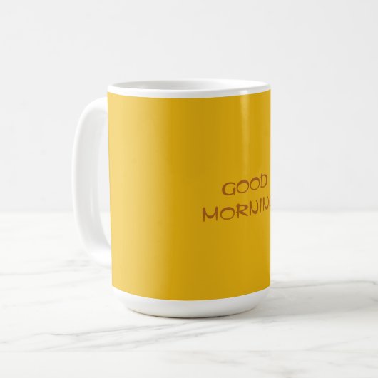 Tasse "Guten Morgen" (Vorderseite Links)