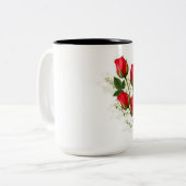 Tasse guter Tag mit Rose (Vorderseite Links)