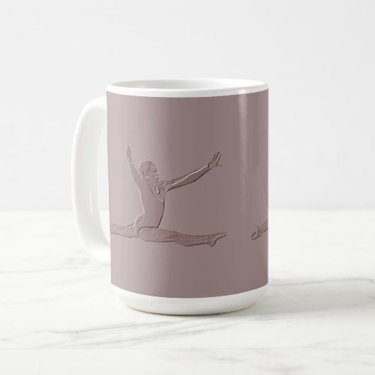 Tasse - Gymnast in Bas-Relief (Vorderseite Links)