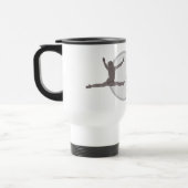 Tasse - Gymnast Silhouett mit Namen (Links)