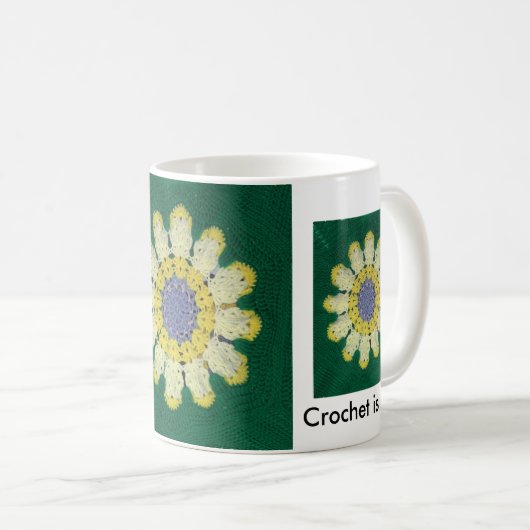 Tasse - Häkchen ist heiß (VorderseiteRechts)