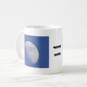 Tasse Halbmond mit Text: "Schlaf gut" (Vorderseite Links)