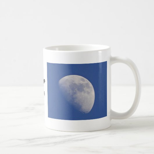 Tasse Halbmond mit Text: "Schlaf gut" (Rechts)