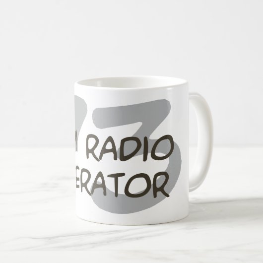 Tasse Ham Radio (VorderseiteRechts)