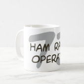 Tasse Ham Radio (Vorderseite Links)