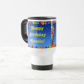 Tasse Happy Birthday Cousin (Vorderseite Links)