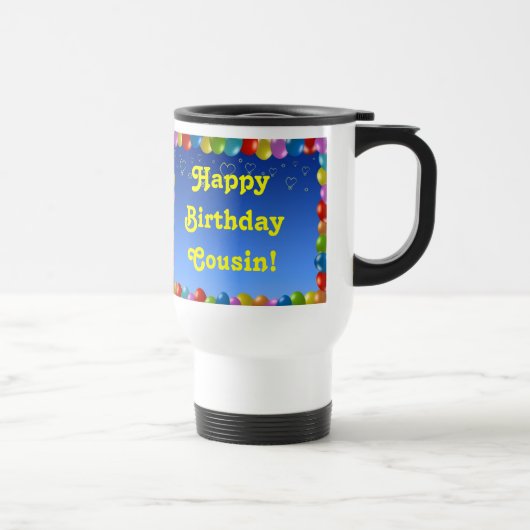Tasse Happy Birthday Cousin (Rechts)