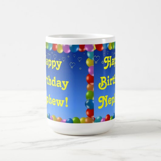 Tasse Happy Birthday Nephew (Mittel)