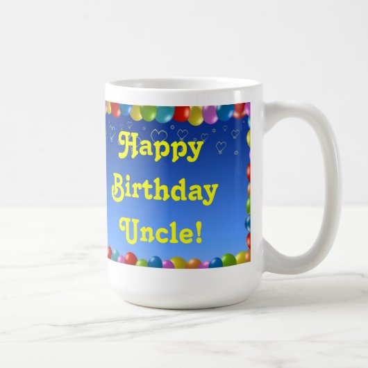 Tasse Happy Birthday Uncle (Rechts)