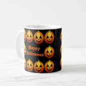 Tasse Happy Halloween Pumpkins (Vorderseite Links)