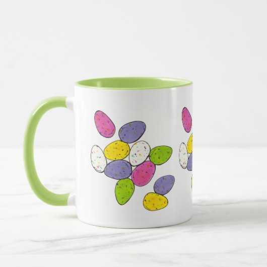 Tasse "Happy Oaster Basket Candy Eggs" (Links)