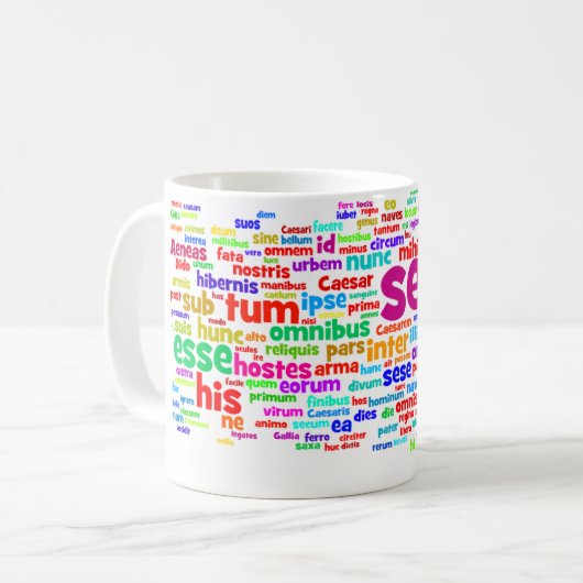 Tasse: Hauptwörter AP-Lateins 200 Kaffeetasse (Vorderseite Links)