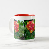 Tasse-Hawaiischer Prize Hibiskus Zweifarbige Tasse (Vorderseite Links)