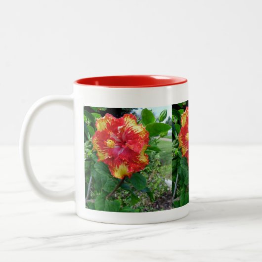 Tasse-Hawaiischer Prize Hibiskus Zweifarbige Tasse (Links)