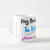 Tasse Haz Realität dein Idea Muster BLUE (Vorderseite Links)