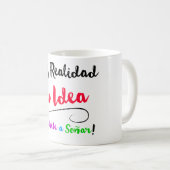 Tasse Haz Realität dein Idea Muster PINK (VorderseiteRechts)