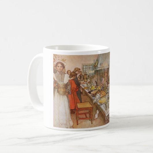 Tasse Heiligabend Carl Larsson 1904 (Vorderseite Links)