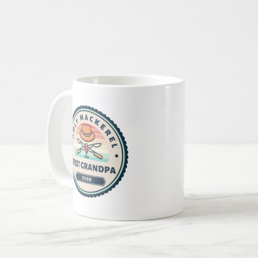 Tasse - Heiliger Mackerel! Beste Opa je (Vorderseite Links)