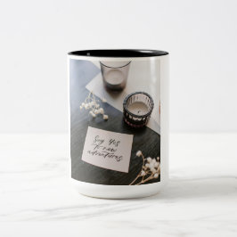 Tasse, heißer Kakao Zweifarbige Tasse