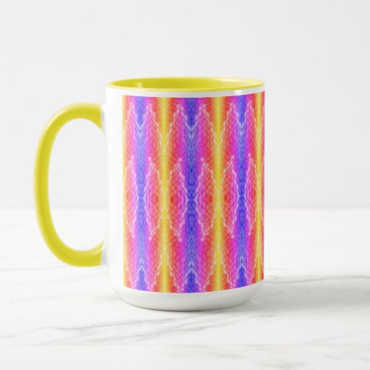 Tasse - Helle Pastelle Weave (Links)