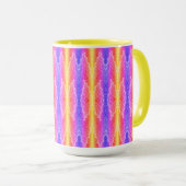 Tasse - Helle Pastelle Weave (VorderseiteRechts)
