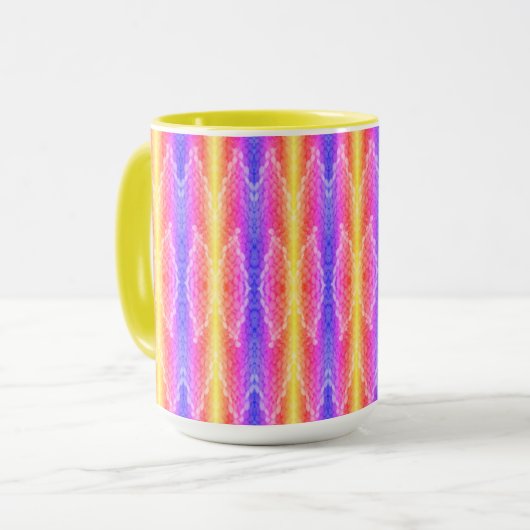 Tasse - Helle Pastelle Weave (Vorderseite Links)