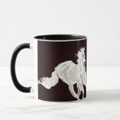 Tasse-Hengste auf der Flucht Tasse (Links)