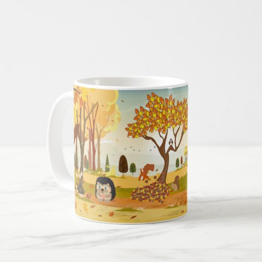 Tasse Herbst (Vorderseite Links)