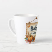 Tasse Herbst Babydusche Kaffeemaschine Tasse (Linke Ecke)