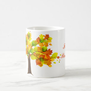 Tasse Herbst Bäume