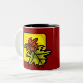 Tasse - Herbstlaub (Vorderseite Links)