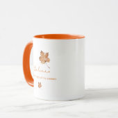 Tasse Herbstlaub Magie mit angepassten Textnachric (Vorderseite Links)