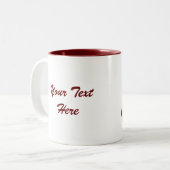 Tasse - Herz-Baseball-Mosaik (Vorderseite Links)