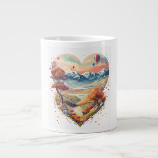 Tasse: Herz der Highlands Jumbo-Tasse