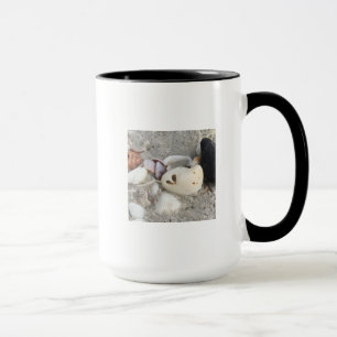 Tasse Herz in einer Muschel
