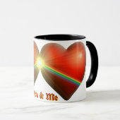 Tasse Herz mit Supernova Du&Ich (VorderseiteRechts)