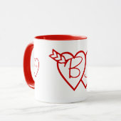 Tasse - Herzen gebunden (Vorderseite Links)