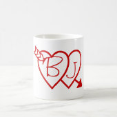 Tasse - Herzen gebunden (Mittel)