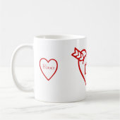 Tasse - Herzen gebunden (Links)