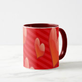 TASSE HERZEN - LIEBE - KÜCHE - KÜCHE (VorderseiteRechts)