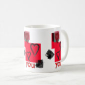 Tasse "Herzlich Willkommen" Print von Nicky Brendo (VorderseiteRechts)