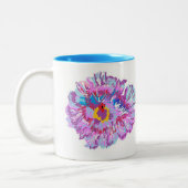 Tasse: Hibiskus Blume Zweifarbige Tasse (Links)