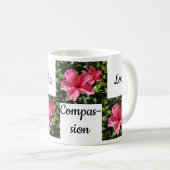 Tasse - Hibuscus und Bedeutung von Aloha (VorderseiteRechts)