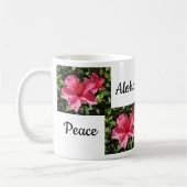 Tasse - Hibuscus und Bedeutung von Aloha (Links)