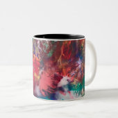 Tasse Hippie Gefärbte Krawatte Groovy Kaffeemaschi (VorderseiteRechts)