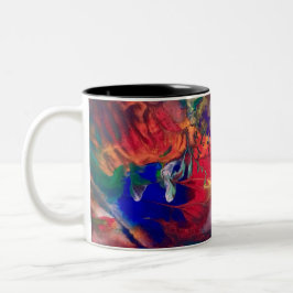 Tasse Hippie Gefärbte Krawatte Groovy Kaffeemaschi