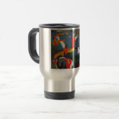 Tasse-Hirondelle Liebe (Joan Miro) (1934) Reisebecher (Vorderseite Links)