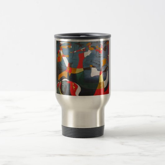 Tasse-Hirondelle Liebe (Joan Miro) (1934) Reisebecher (Mittel)